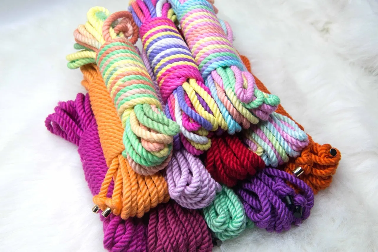 Pride Rainbow Bamboo Shibari Rope