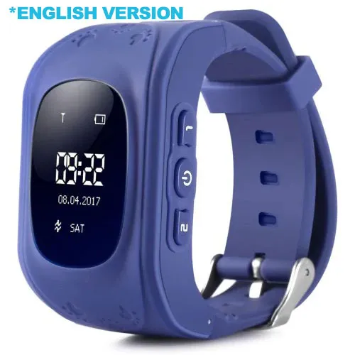 Q50 GPS smart Kids children's watch SOS call location finder child locator tracker anti-lost monitor baby watch IOS & Android