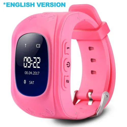 Q50 GPS smart Kids children's watch SOS call location finder child locator tracker anti-lost monitor baby watch IOS & Android