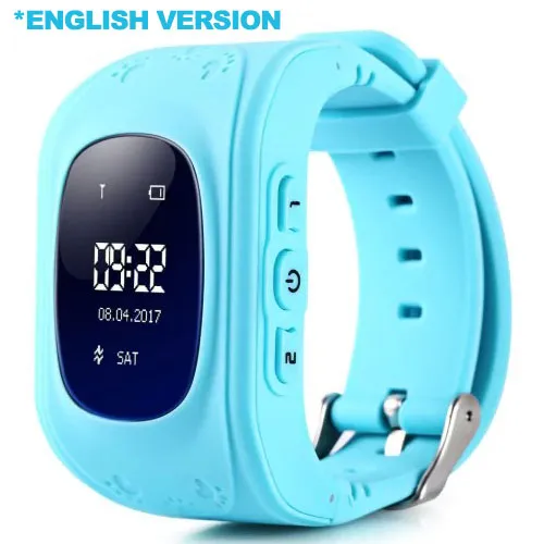 Q50 GPS smart Kids children's watch SOS call location finder child locator tracker anti-lost monitor baby watch IOS & Android