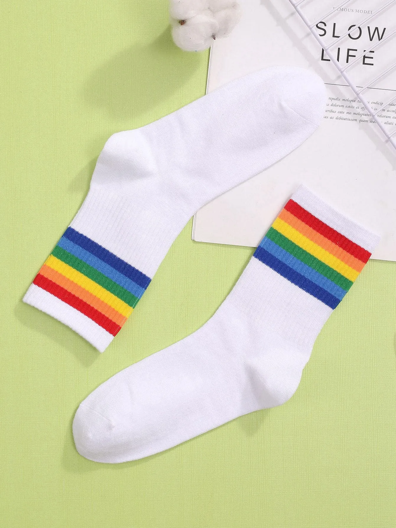 Rainbow Socks for Women Fun Socks Funky Socks Novelty Socks