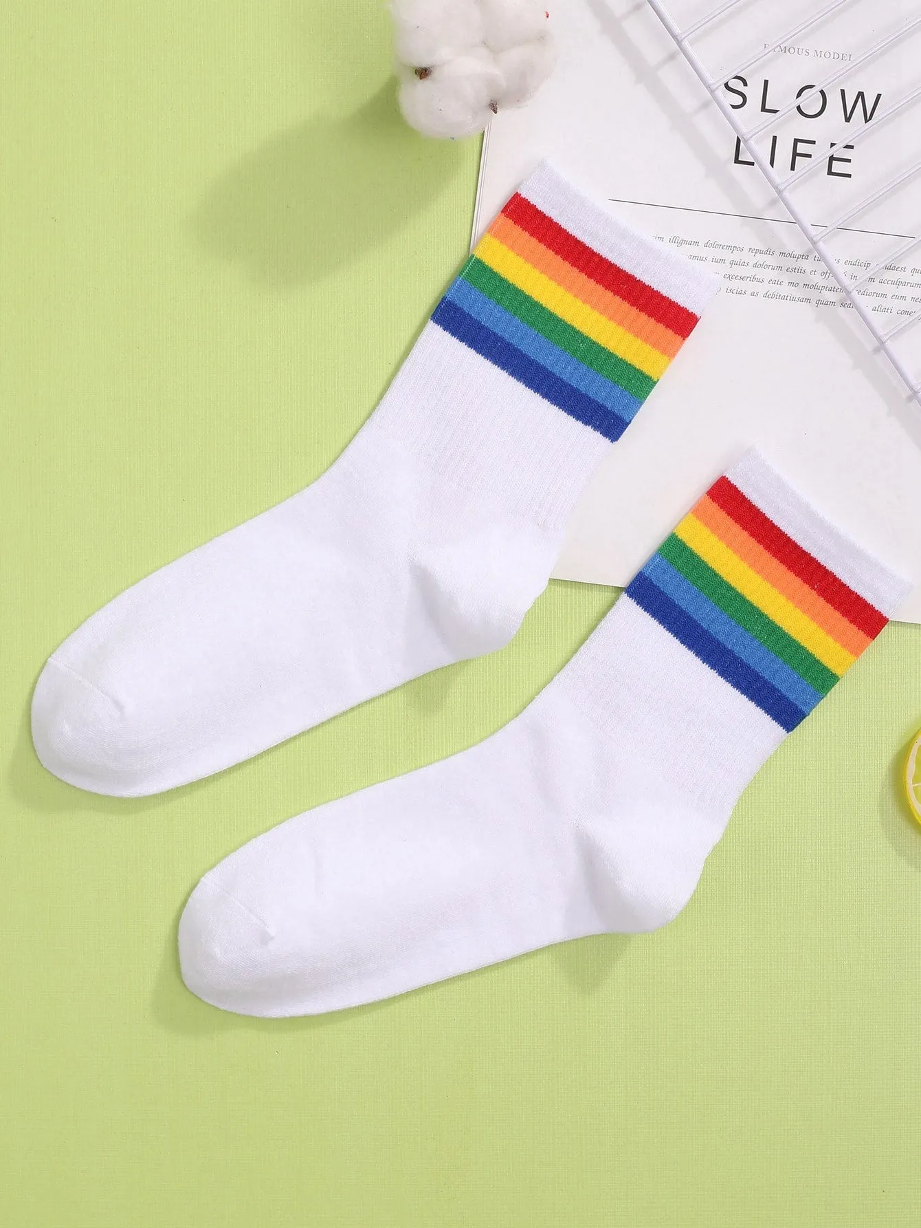 Rainbow Socks for Women Fun Socks Funky Socks Novelty Socks