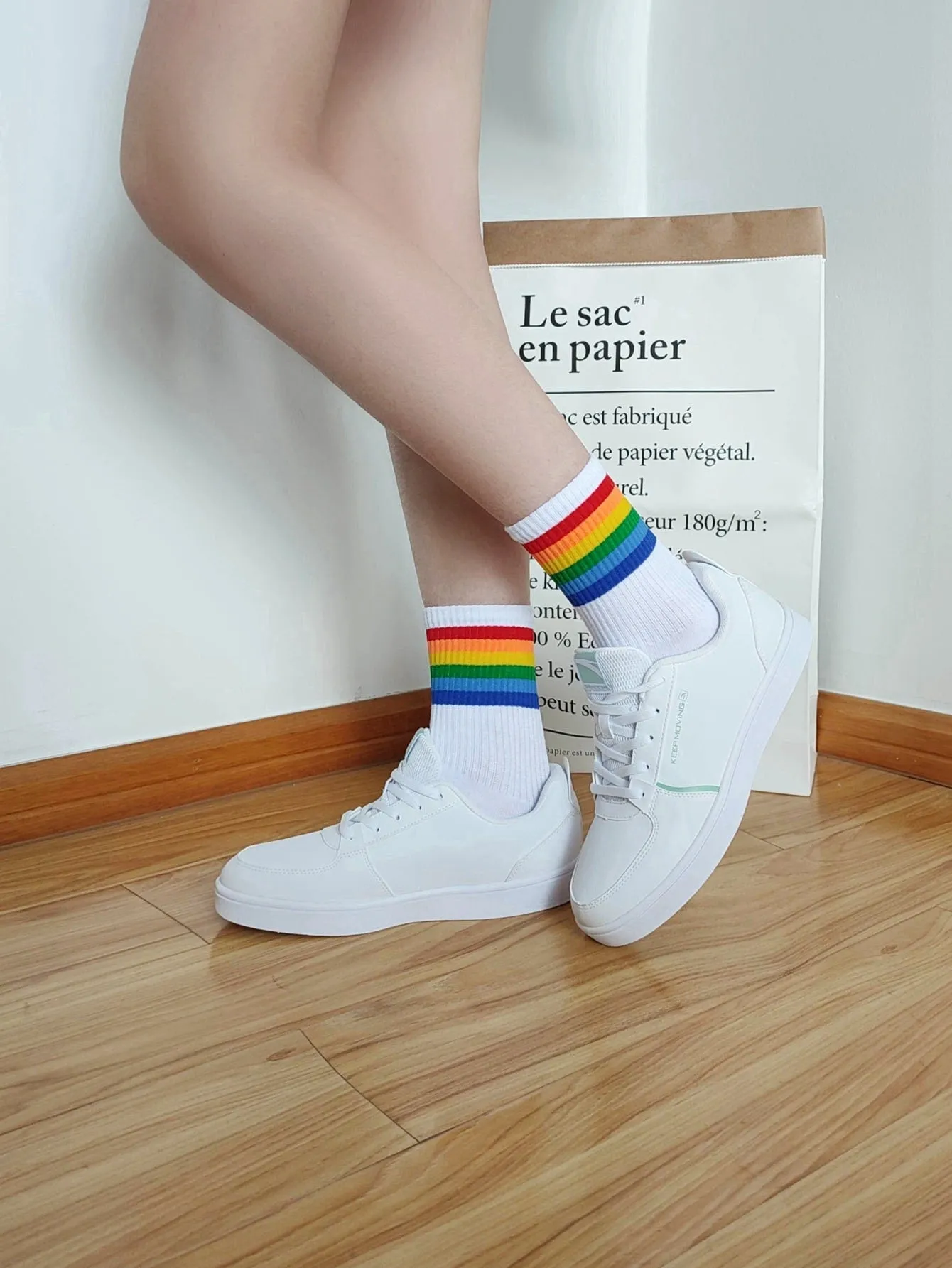 Rainbow Socks for Women Fun Socks Funky Socks Novelty Socks