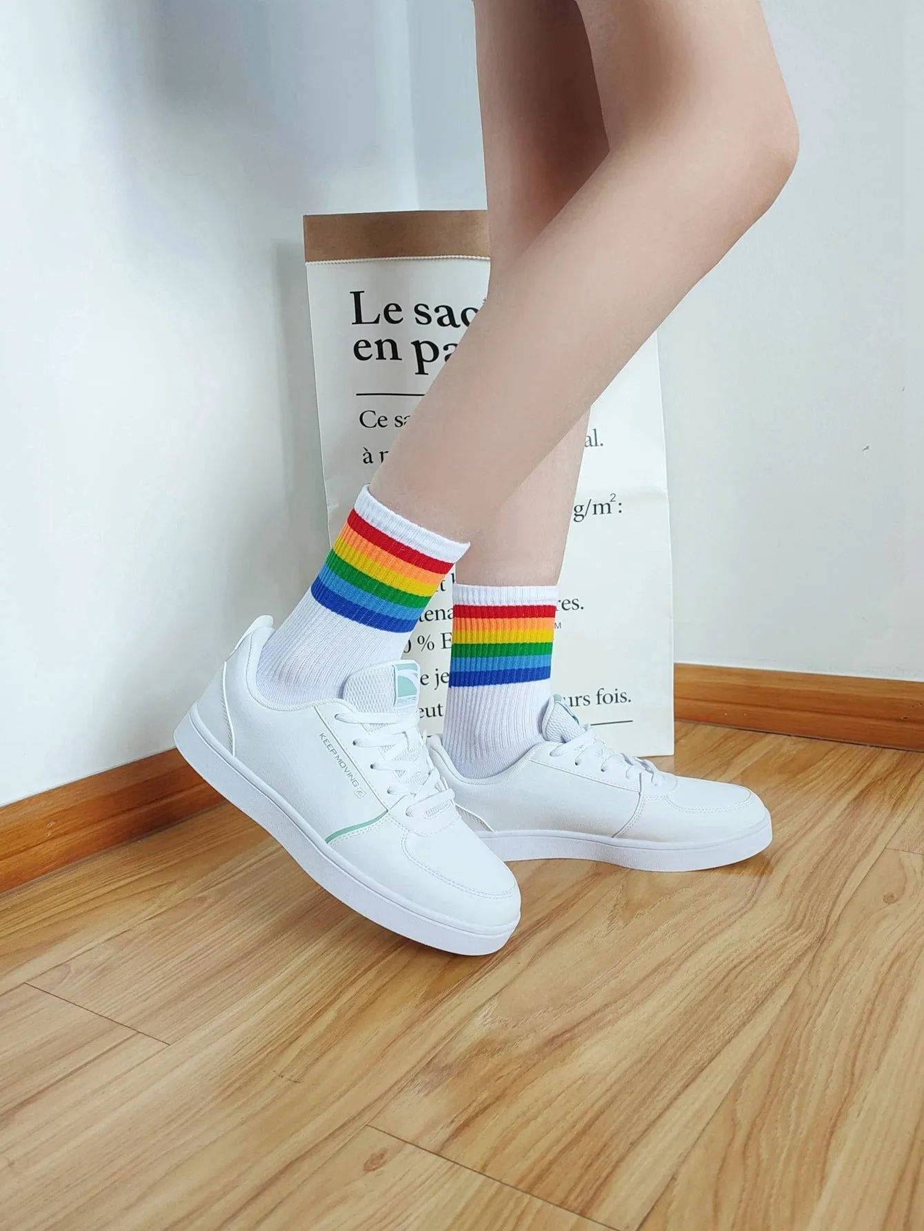 Rainbow Socks for Women Fun Socks Funky Socks Novelty Socks