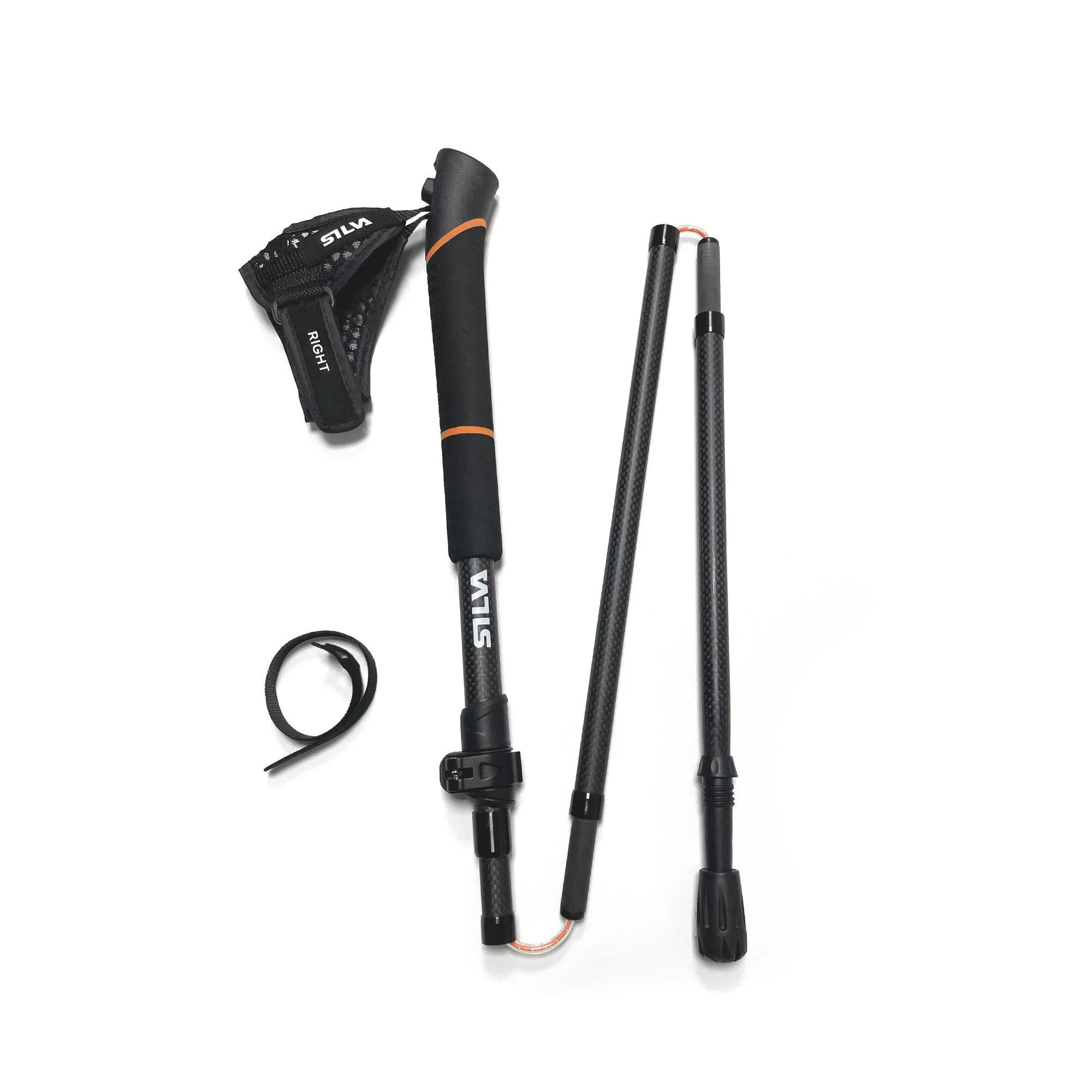 Running poles carbon adjust 120-140 cm