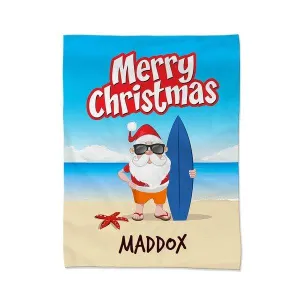 Santa Beach Blanket - Small