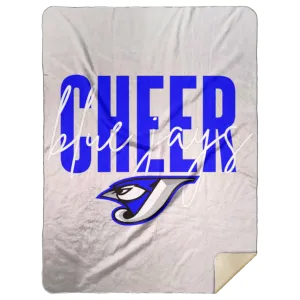 Script Cheer MSHL Premium Sherpa Blanket 60x80