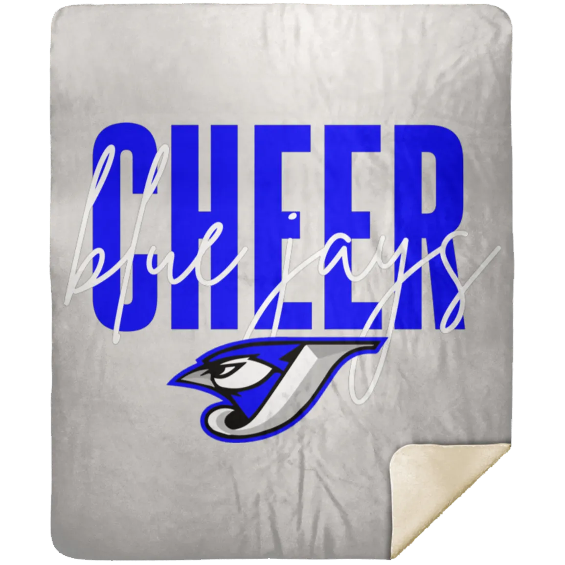 Script Cheer MSHM Premium Sherpa Blanket 50x60