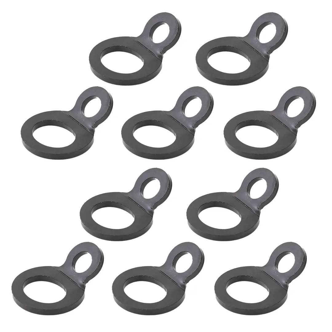 SecureFlex Carbon Steel Tie Down Anchors: Set of 10