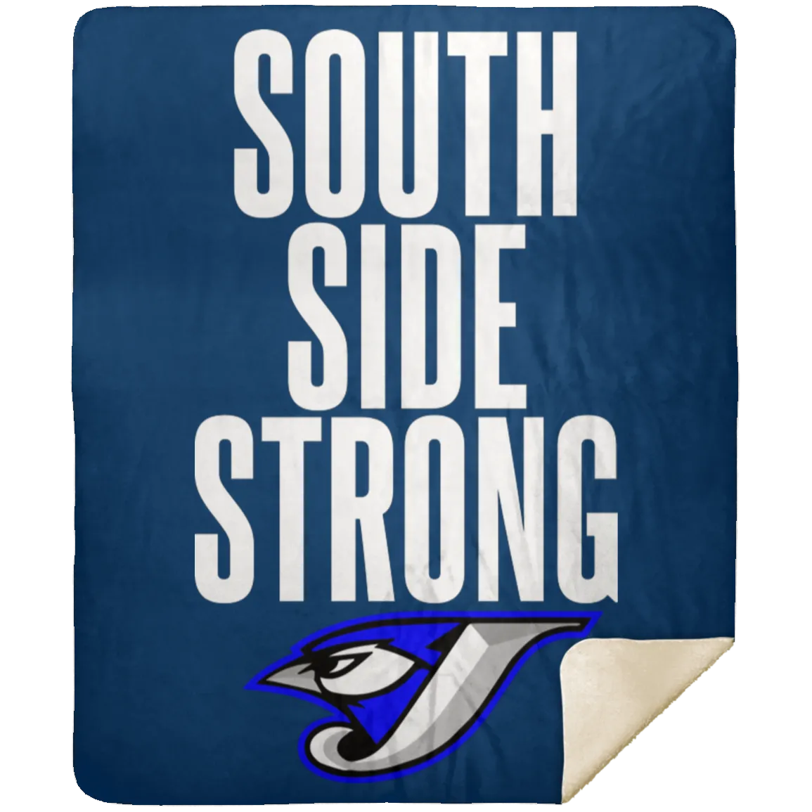 South Side Strong Football MSHM Premium Sherpa Blanket 50x60