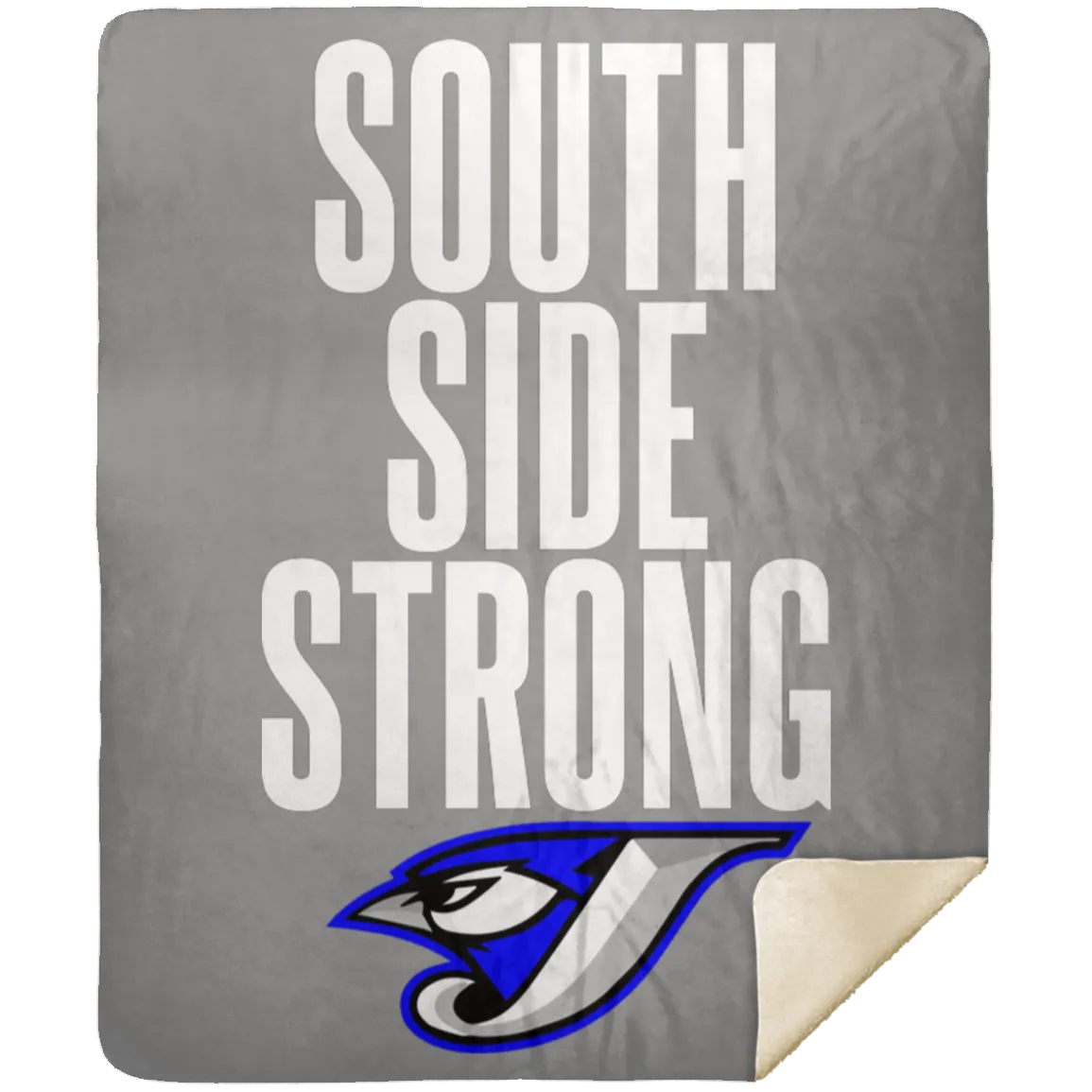 South Side Strong Football MSHM Premium Sherpa Blanket 50x60