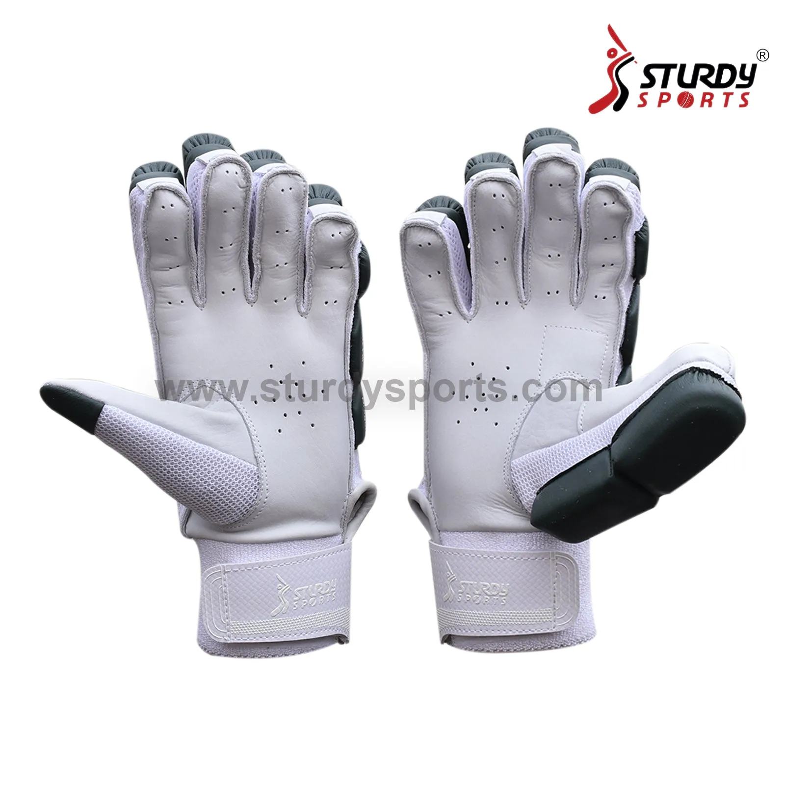 Sturdy Dragon Bottle Green Cricket Batting Gloves - Senior