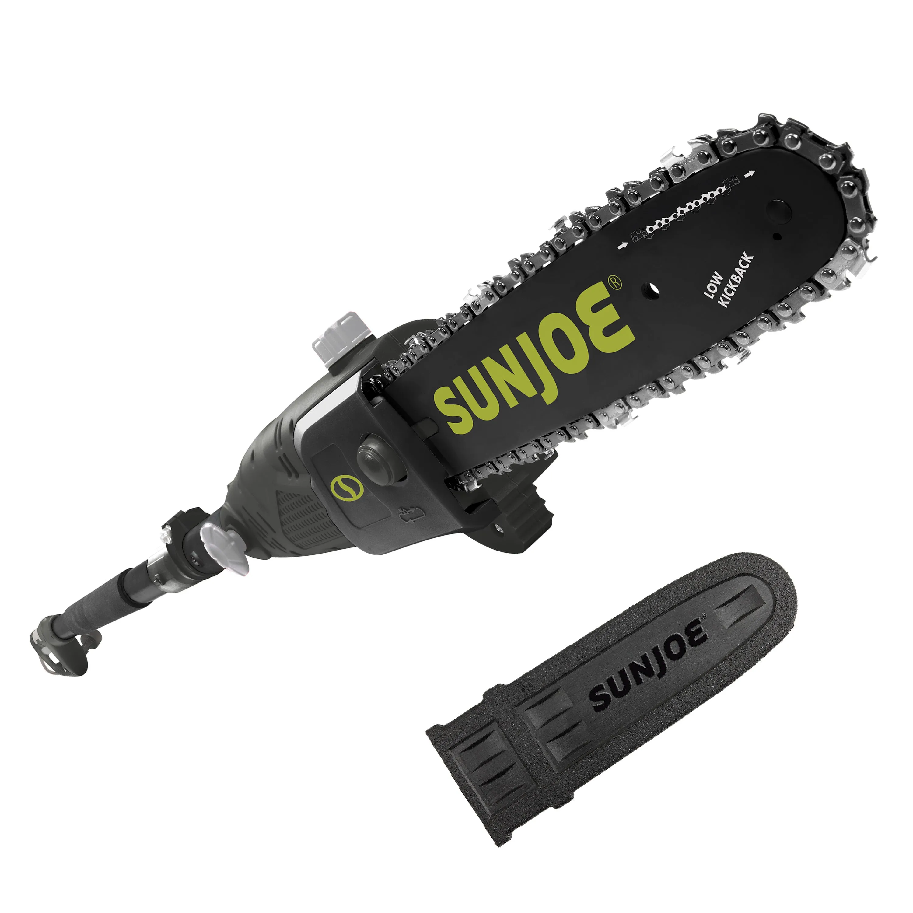 Sun Joe SWJ803E Electric Multi-Angle Pole Chain Saw | 10-Inch | 8.0-Amp (Green)