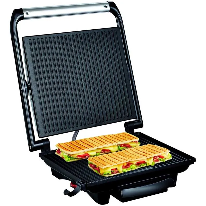 Tefal, Inicio Panini Grill, 2000 Watts, Stainless Steel/Plastic – Gc241D28