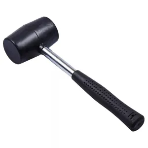 Via Mondo Steel Handle Rubber Mallet 16oz