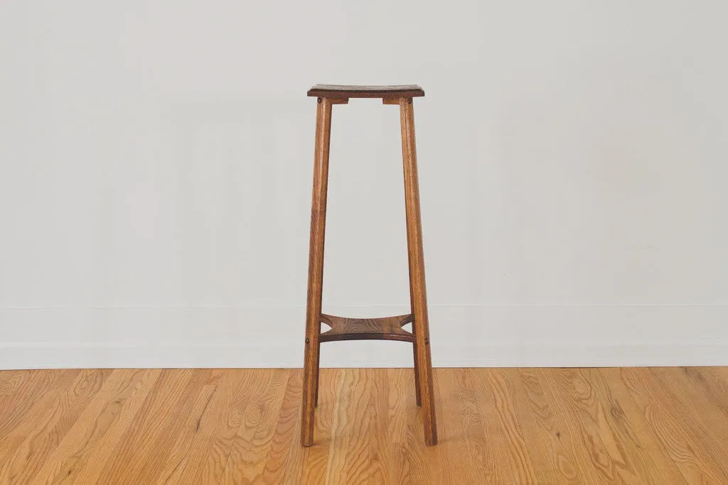 Vintage Oak Plant Stand