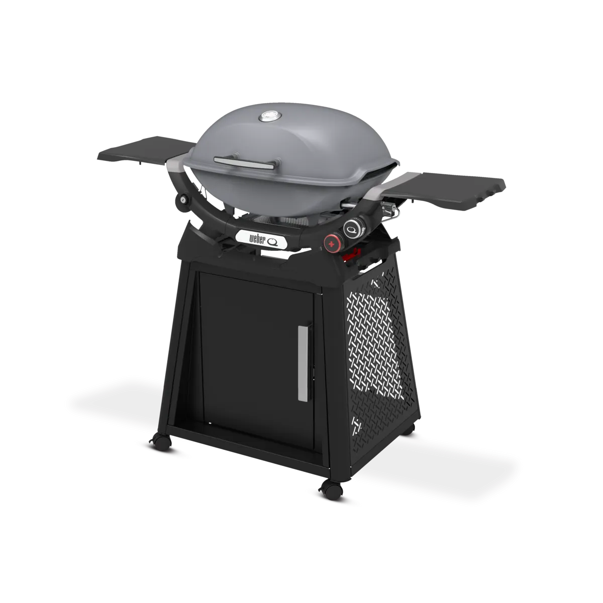 Weber - Q 2800N  Gas Grill with Premium Stand - Smoke Grey